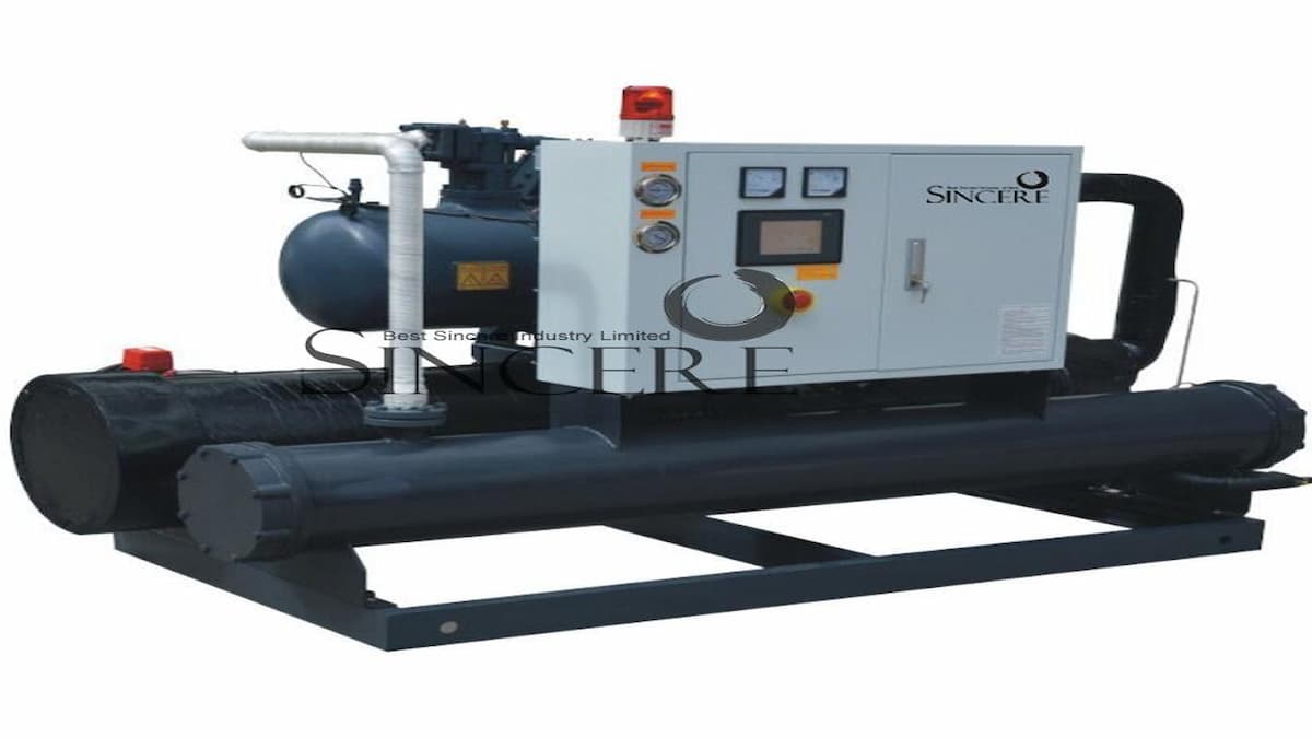 Water-cooled screw chillers