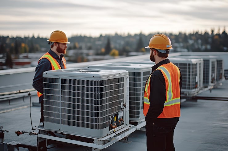 how air cooled screw chiller work